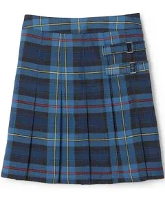 French Toast Girls Plaid Two-Tab Scooter Skirt