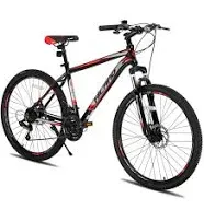 Hiland Mountain Bike 3/6/Multi-Spokes,Shimano 21 Speeds Drivetrain,Aluminum Frame 26 Inch Wheels