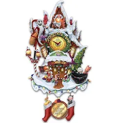 The Bradford Exchange Tim Burton's The Nightmare Before Christmas Town Cuckoo Clock