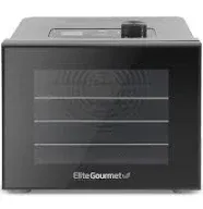 Elite Gourmet 4-Tier Programmable Compact Food Dehydrator