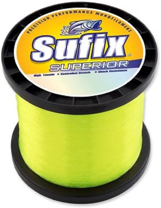 Sufix Superior 1-Pound Spool Size Fishing Line (Yellow, 60-Pound)