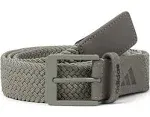 Adidas Braided Stretch Silver Pebble Belt Men M/L