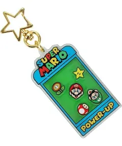 Super Mario Power-Up Shaker Keychain