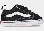 Vans Old Skool Infant Crib Shoes Black/True White