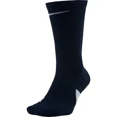 Nike Elite, Hoops Infinity Crew Socks, Basketball, Dark Navy, Mens Size 8-12