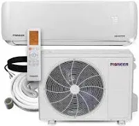 Pioneer 18,000 BTU Ductless Mini- Split Inverter++ Air Conditioner Heat Pump System