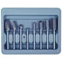 Astro Pneumatic 2181 8 Piece Double Cut Carbide Burr Set