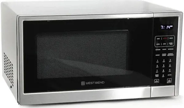 West Bend WBAF130K3S 3-in-1 Microwave Air Fryer Convection Oven, Stainless Steel