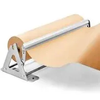 Paper Roll Dispenser and Cutter Heavy Duty Kraft, Freezer, and Butcher Paper Dispenser