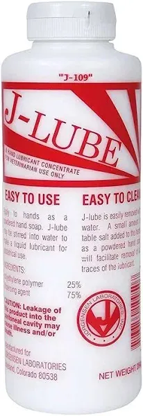 J-Lube Concentrated Powdered Lubricant - 10 oz. / 284gm