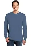 Gildan Adult Heavy Cotton Long-Sleeve T-Shirt Indigo Blue-S