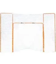 EZ Goals Folding Lacrosse Practice Net Goal with Backstop and Targets (2 Pack)