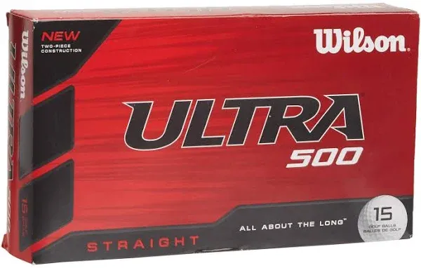 🌹 Wilson Ultra 500 Straight Golf Ball  White.(13 Balls )