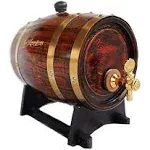 Premium OakAged Sensations (3 Liter) Home Whiskey Barrel Dispenser for Wine, Spirits, Beer, and Liquor! Holds Entire Bottle/Handle