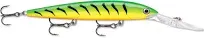 Rapala Down Deep Husky Jerk Hard Jerkbait - Fire Tiger, 13/16oz, 5-1/2in, 10-20ft