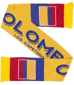 Colombia Soccer Knit Scarf