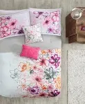 ZUN Full/Queen Floral Comforter Set B03595891