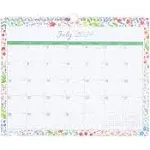  2024-2025 Academic Year Monthly Wall Calendar, 15&#039; x 12&#039;, Wirebound, Ditsy 