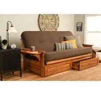 Copper Grove Dixie Oak Full-size 2-drawer Futon Set with Mattress