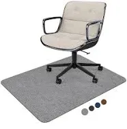 Placoot Corduroy Chair Mat for Hardwood Floor 55"x35" Office Chair Mat Desk Chair Mat for Rolling Chair