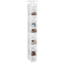 Whitmor® 10-Pair Clear Hanging Shoe Organizer