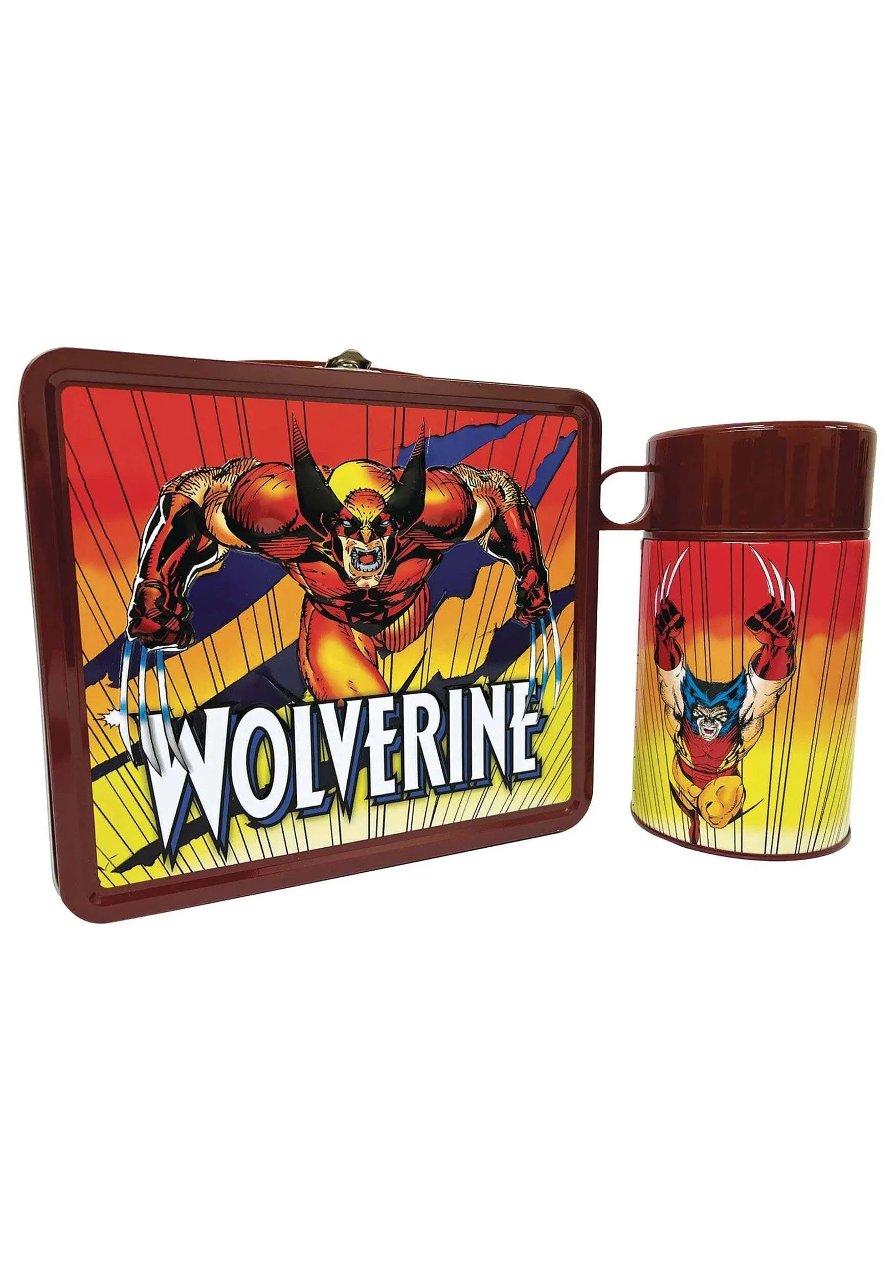 Marvel Wolverine Lunchbox and Beverage Container