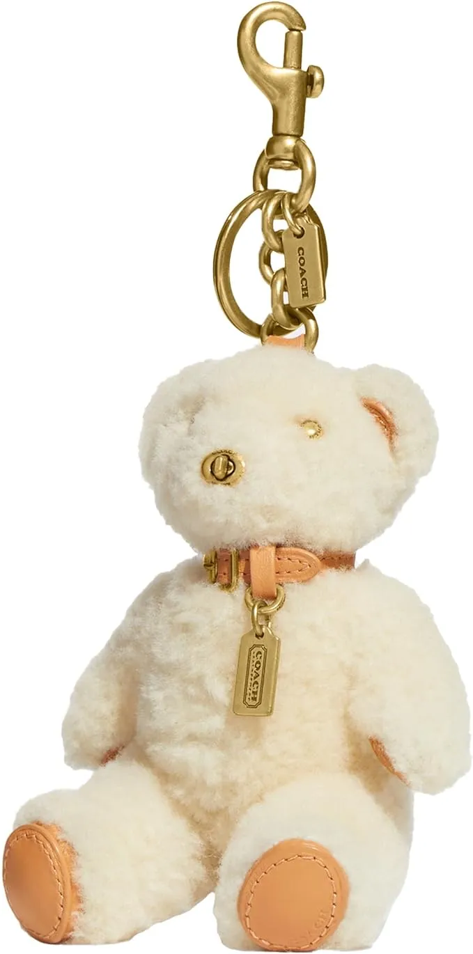 Coach Women's Bear Shearling Charm