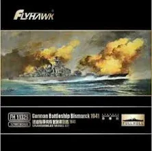 Flyhawk 1132 1/700 German Battleship Bismarck 1941 top quality