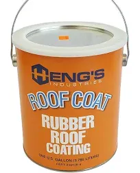 Heng&#039;s Rubber Roof Coating - 1 gallon - 200 SQF