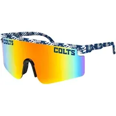 Indianapolis Colts NFL Floral Large Frame Sunglasses