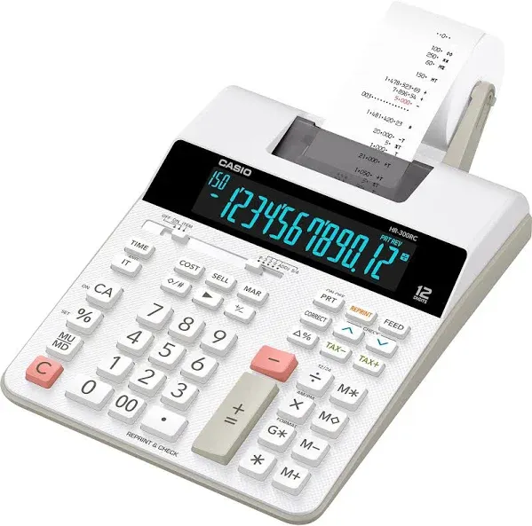 Casio HR-300RC Printing Calculator