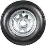 Trailer Tire Rim ST205/75D14 14 in. Load C 5 Lug Galvanized Spoke Wheel