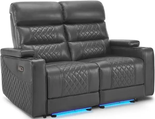 MCombo Electric Power Reclining Loveseat Sofa