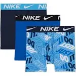 Nike | Big Boys Essential Dri-fit Boxer Briefs, Pack of 3 - White, University Blue | Realry