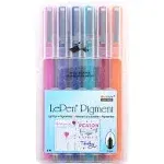 Le Pen Pigment Jewel Colors - Set of 6