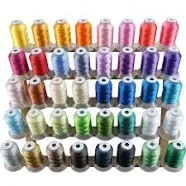 Brother Colors Polyester Embroidery Machine Thread Kit