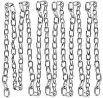 HOZEON 26 Feet x 3/16 inch 304 Stainless Steel Chain Link