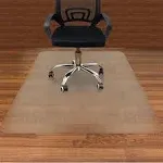 AiBOB Chair Mat for Hardwood Floor, 45 X 53 inches Desk Chair Mat for Wood an...