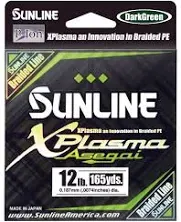 Sunline Xplasma Asegai Braided Line 50 lb / Dark Green