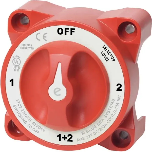 Blue Sea e-Series Battery Switch Selector