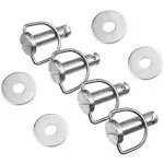 LangPu Fastener-1/4 Turn with Washers/Harley Saddlebag Mounting Pin Bolts/Motorcycle Saddle Bag Fasteners Pins for Harley Touring Softail Road King