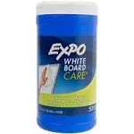 Expo Dry-Erase Board Cleaning Wet Wipes, 50/Container