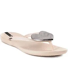 Ipanema Sandal - Black / Silver Wave Heart