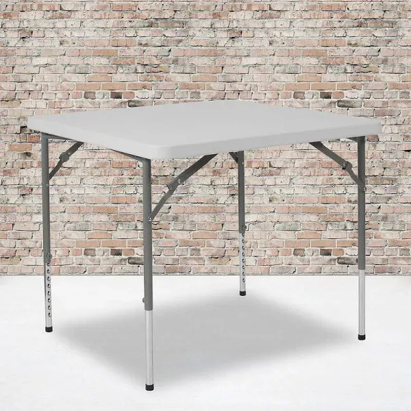 Flash Furniture Square Plastic Folding Table