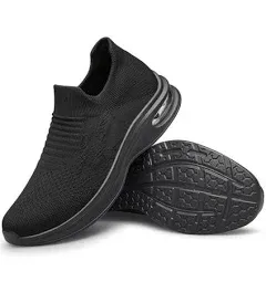 Sillenorth Men's Mesh Sneakers Slip on Walking Shoes Breathable Comfort Casual Athletic