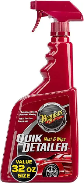 Meguiar's A3316 Quik Detailer Car Detailing Trigger Spray - 16 oz