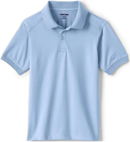 Lands' End Kids Short Sleeve Rapid Dry Polo Shirt