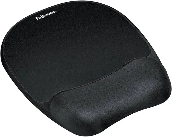 Fellowes Memory Foam Mouse Pad with Wrist Rest