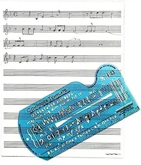 Song Writer&#039;s Composing Template for Music Notes &amp; Symbols with Staff Paper