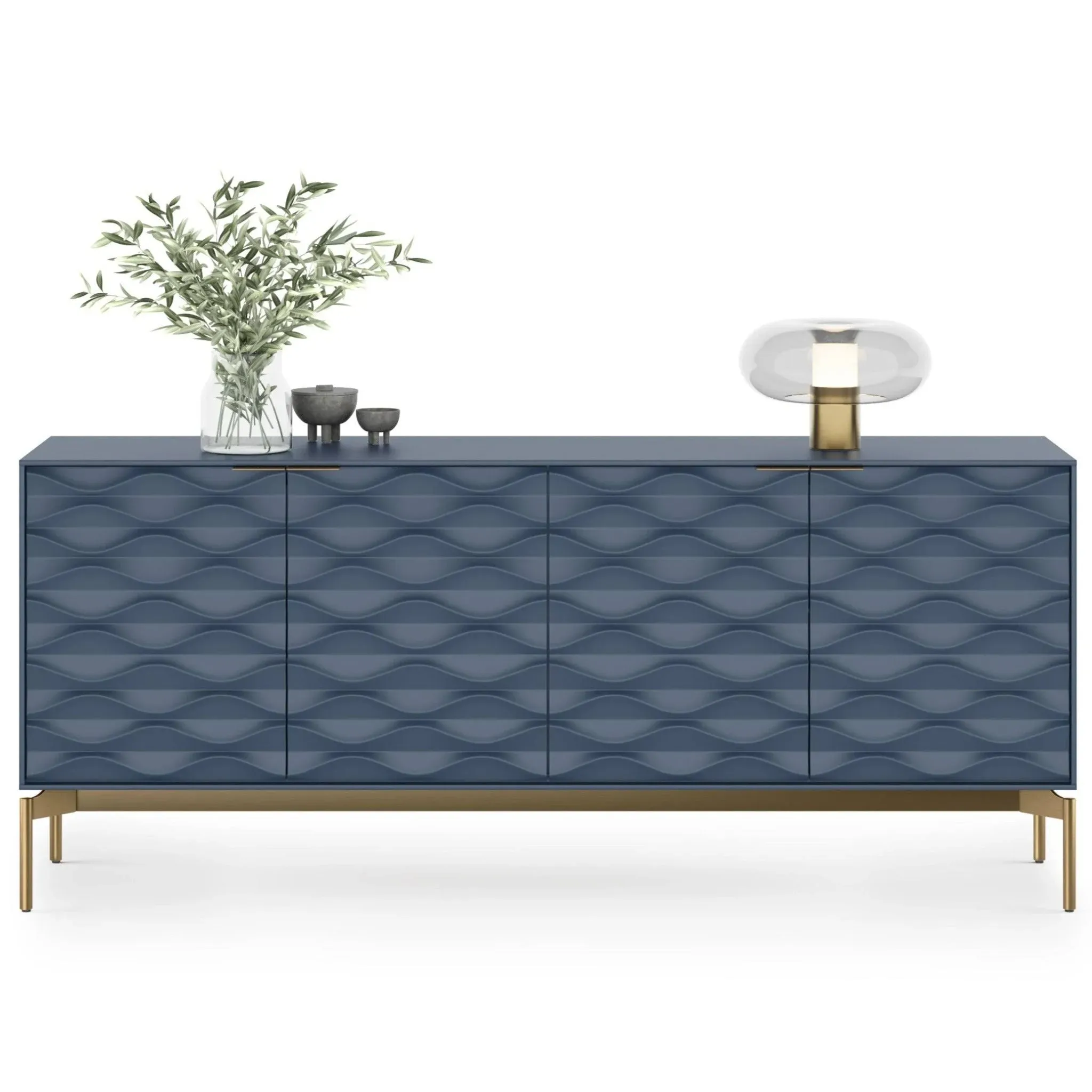 BDI Ripple 4-Door Storage Credenza